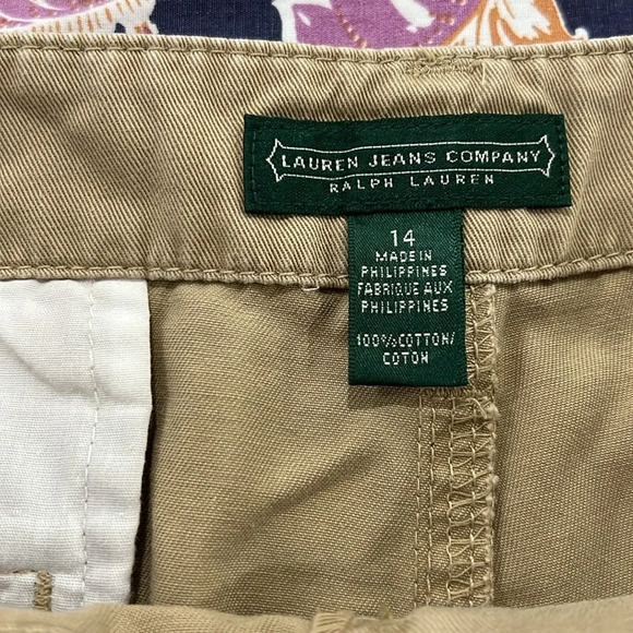 LAUREN JEANS COMPANY khaki pants - Picture 3 of 9
